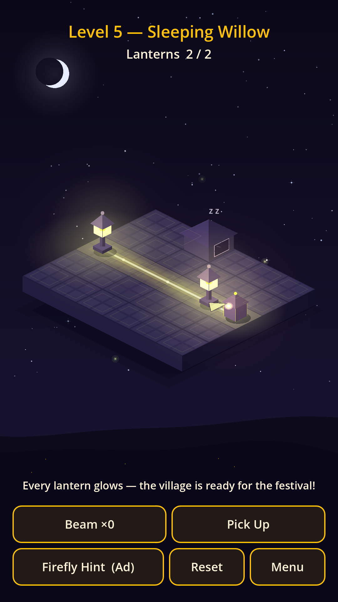 Prism reflection network solving Willow island